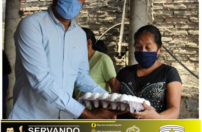 Apoya la economía el diputado Servando Salgado.