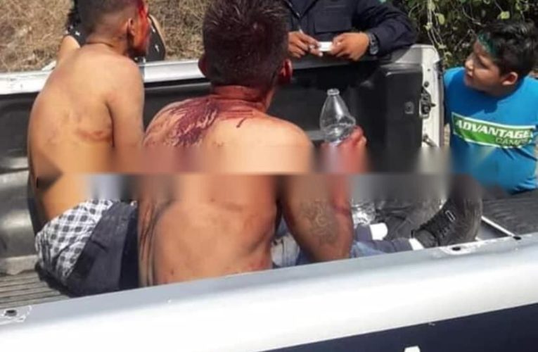 DOS HOMBRES SE SALVAN DE SER LINCHADOS EN JIUTEPEC.