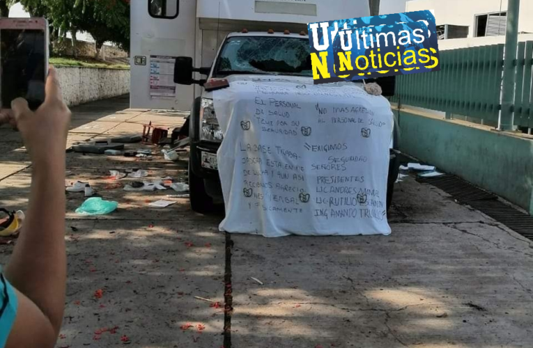 ANTE LOS HECHOS DE VIOLENCIA SE CERRÓ EL HOSPITAL, EN CHIAPAS.