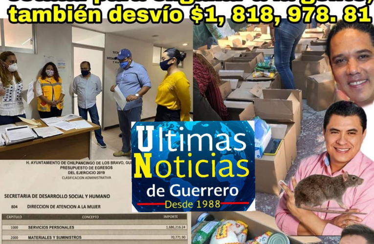 Ordeña las despensas el Alcalde perredista de Chilpancingo, Hamponio Gaspior.