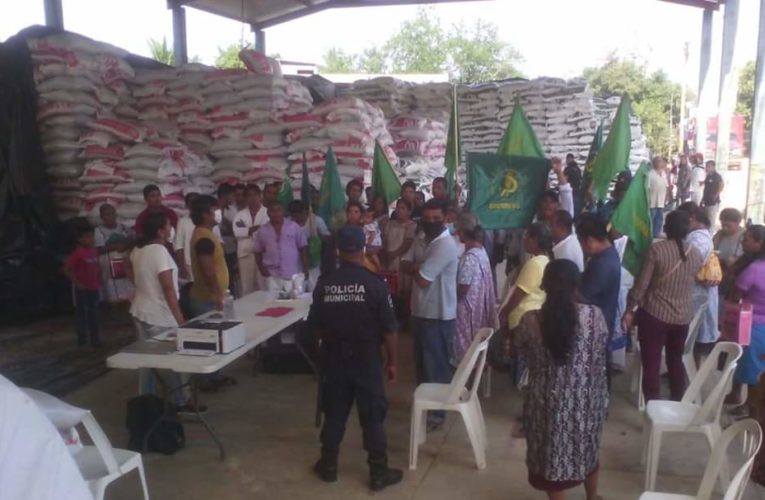 Campesinos de Xochistlahuaca agremiados a la UNTA tomaron la SAGALMEX no aparecieron en padrón de fertilizante.