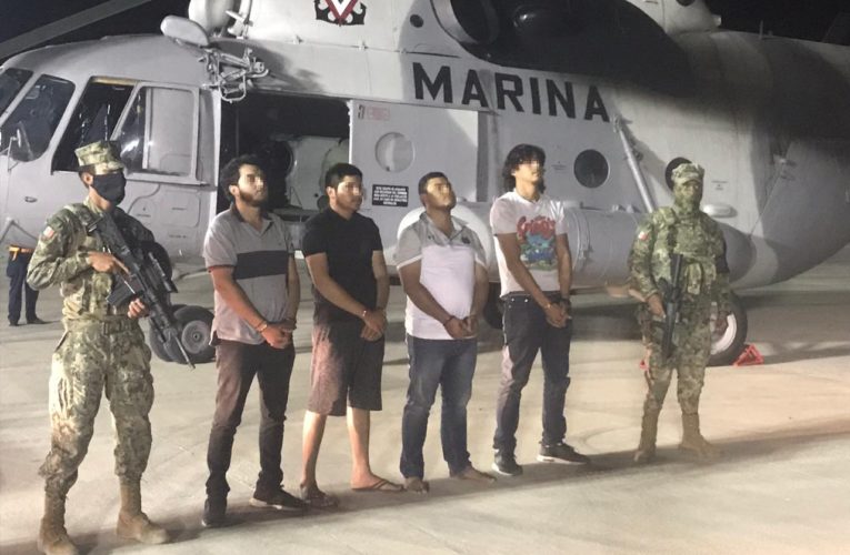 Captura la marina a presunta banda de narcotraficantes.