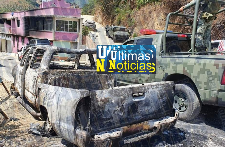 24 casas y 6 camionetas incendiadas; el resultado de cuatro días de violencia en Tepozonalco
