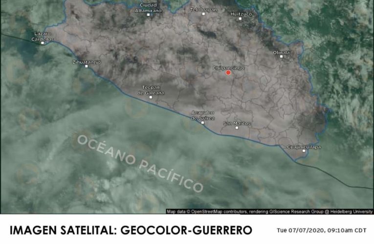 Se intensificó la depresión tropical número 5-e a tormenta tropical por “CRISTINA”