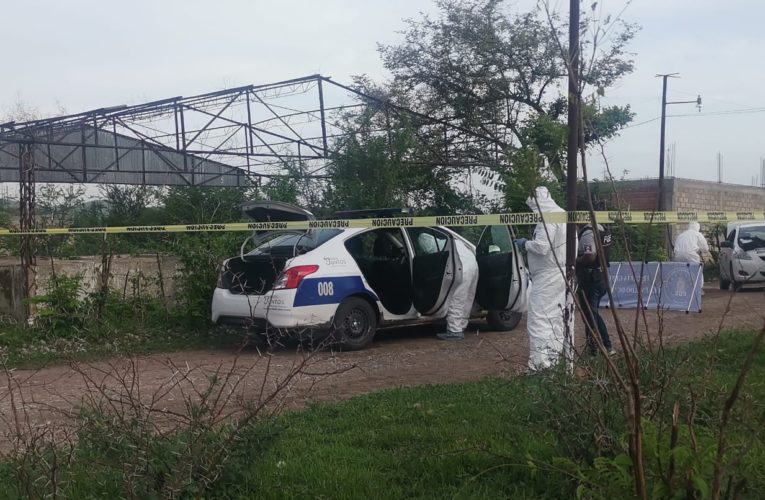 Levantan a dos agentes de tránsito en Iguala, abandonan la patrulla.