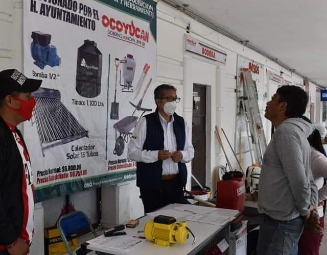 Vende herramienta abajo precio el Ayuntamiento de Ocoyucan.