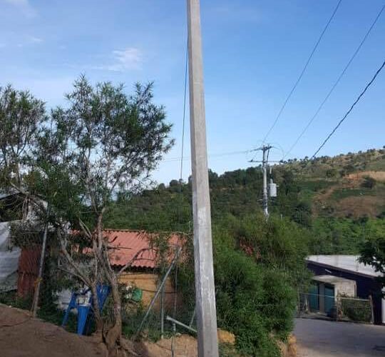 Se culmina la ampliación de energía eléctrica en comunidad de Yerbasanta: Rosendo Larios.