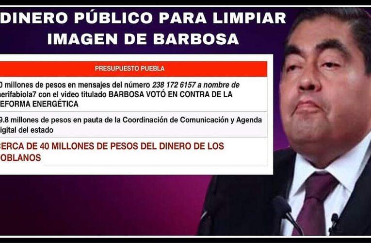 Gasta Gobierno de Puebla 40 millones de pesos para defender a Miguel Barbosa en el caso Lozoya.