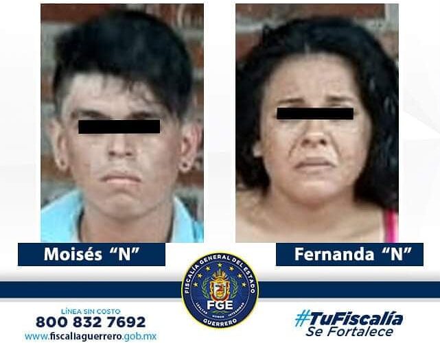 Capturan a una pareja de extorsionadores en Zihuatanejo.