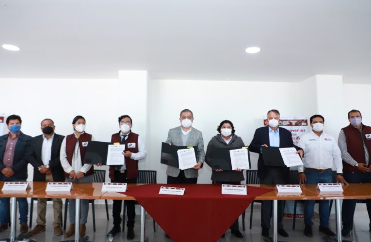 SAN ANDRÉS CHOLULA, PRIMER MUNICIPIO EN FIRMAR CONVENIOS DE COLABORACIÓN CON SECRETARÍA DE TRABAJO.