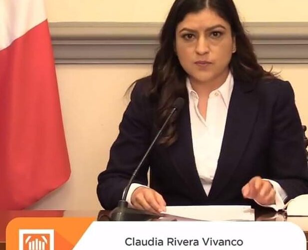 Anuncia cambios en su gabinete de la alcaldesa de Puebla Claudia Rivera.