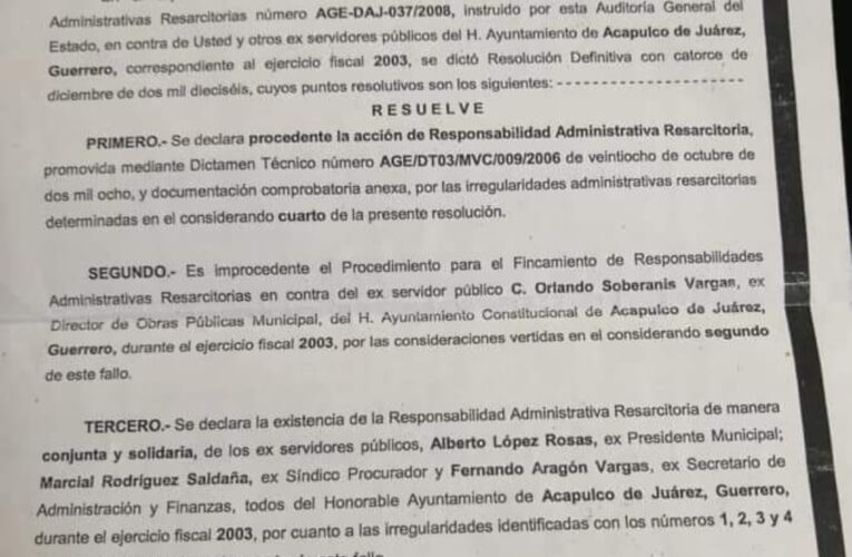 Podría ser inhabilitado dirigente de Morena en Guerrero; Rodríguez Saldaña; por no comprobar 5 mdp: ASE.