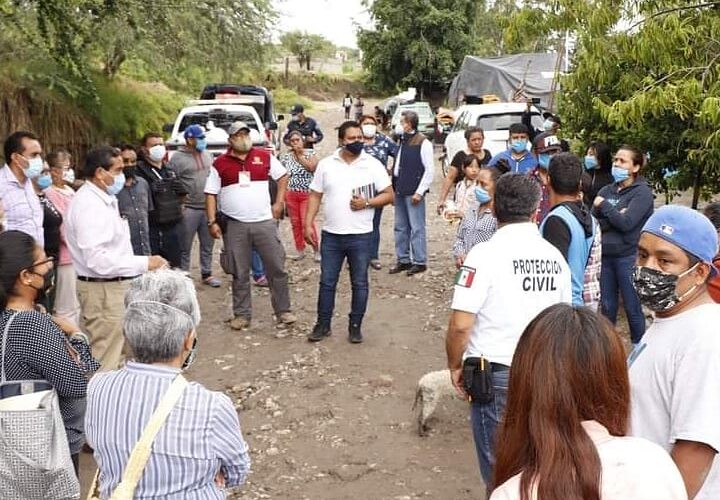 44 viviendas afectadas por lluvias en Izúcar de Matamoros.