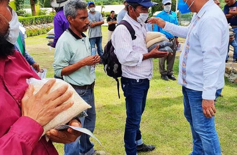 EVODIO Y SUS BOLSITAS DE ARROZ Y FRIJOL.