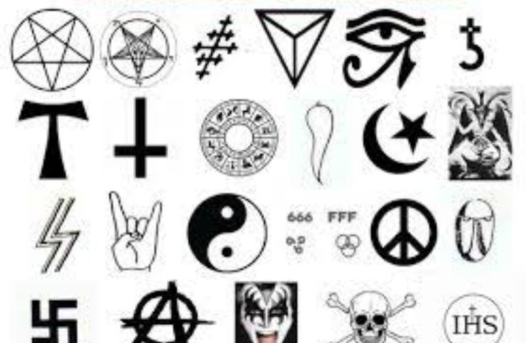 Cuidado con los símbolos satánicos.
