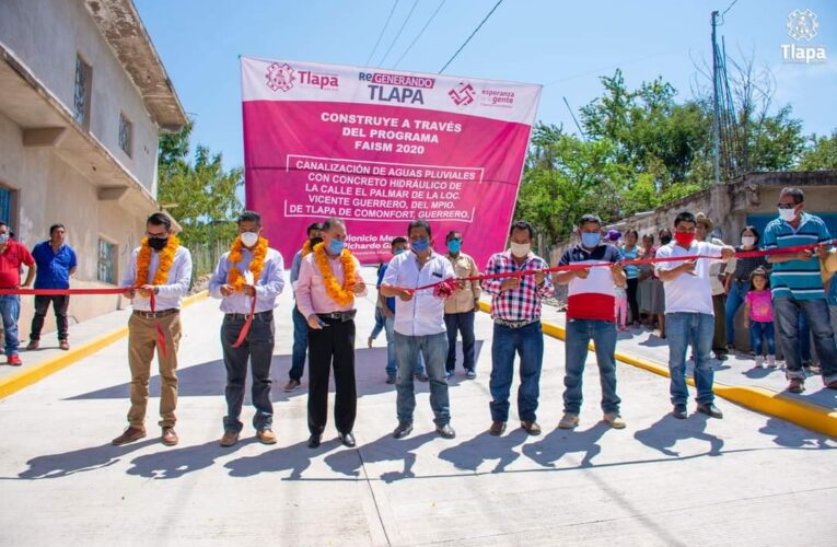 IMPARABLE LA TRANSFORMACIÓN EN TLAPA, INAUGURA MÁS OBRAS PICHARDO GARCIA.