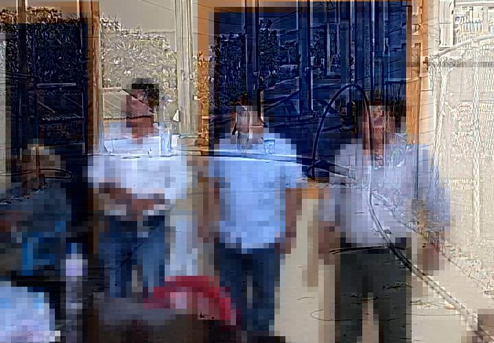 Supervisa avance de obra el presidente municipal de Xalpatláhuac, Rosendo Larios rosas.