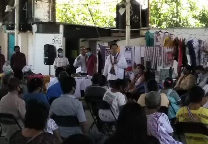 Promueve en acto anticipado de campaña diputada a Pablo Almicar Sandoval Ballesteros.