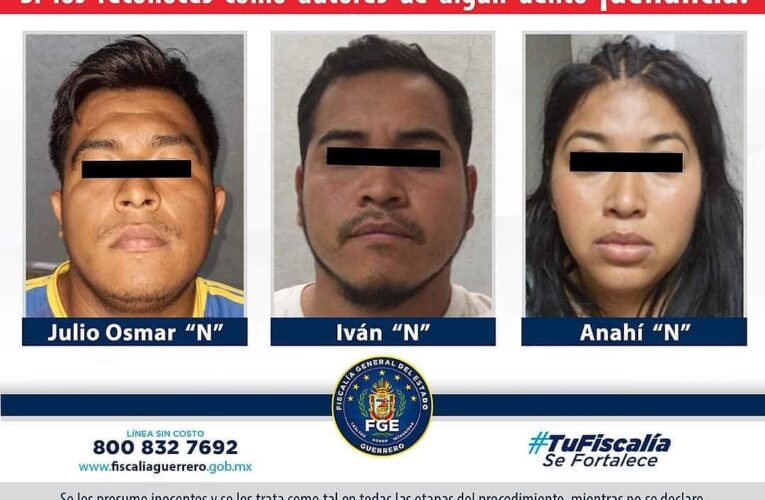 Cayó banda de presuntos secuestradores de Taxco.