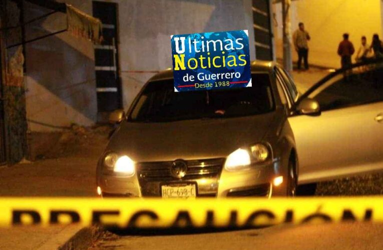 Un muerto y un herido durante un ataque armado en colonia de Chilpancingo.