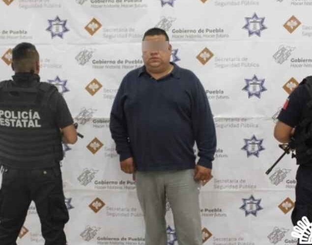 Capturan a Presunto líder delincuencial de Puebla.
