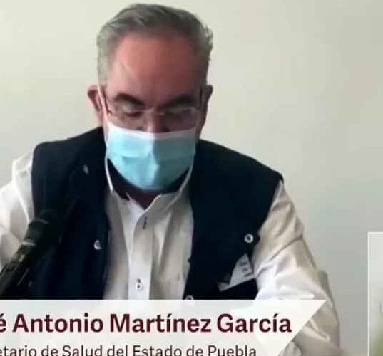 Se incrementan en el estado de Puebla casos de coronavirus: Antonio Martínez.