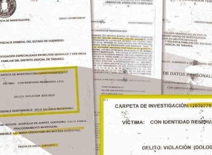 Denuncian por violación a Félix Salgado macedonio.