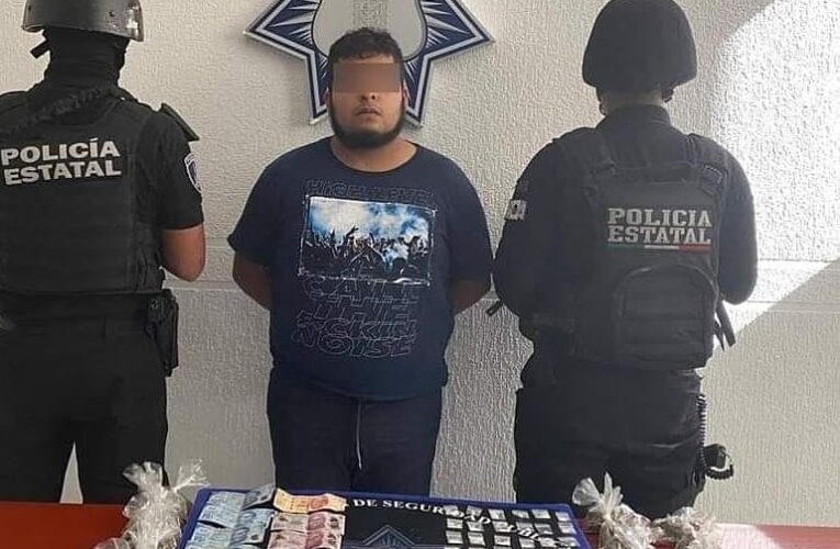 Capturan a narcomenudista en Atlixco.