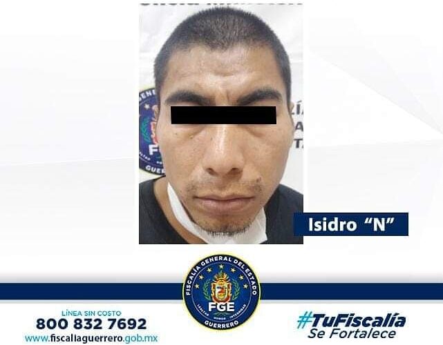 Fiscalía de Guerrero cumplimenta aprehensión en contra de Isidro “N” acusado del delito de violación.