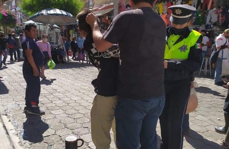 CAPTURAN A PRESUNTO LADRÓN EN TEHUACÁN.