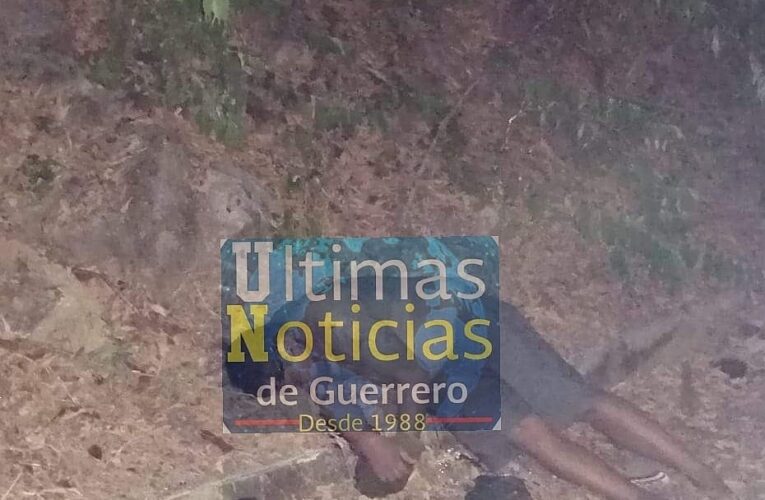 Localizan un hombre muerto a balazos en colonia de Acapulco.