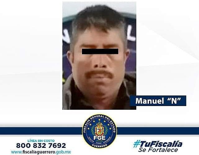 Capturan a doble homicida de Tlapa.