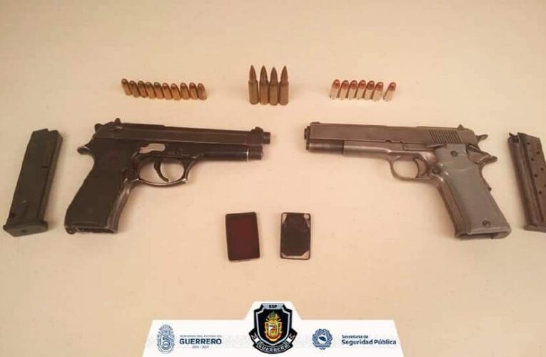 ENCUENTRA LA POLICÍA 2 ARMAS Y CARTUCHOS EN TLACOACHISTLAHUACA