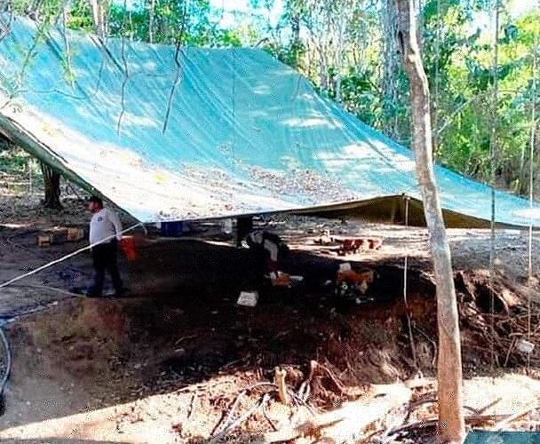 DESMANTELAN POLICÍA ESTATAL, SEDENA, GN Y POLICÍA MINISTERIAL CAMPAMENTO Y LABORATORIO DE DROGAS EN PETATLÁN.