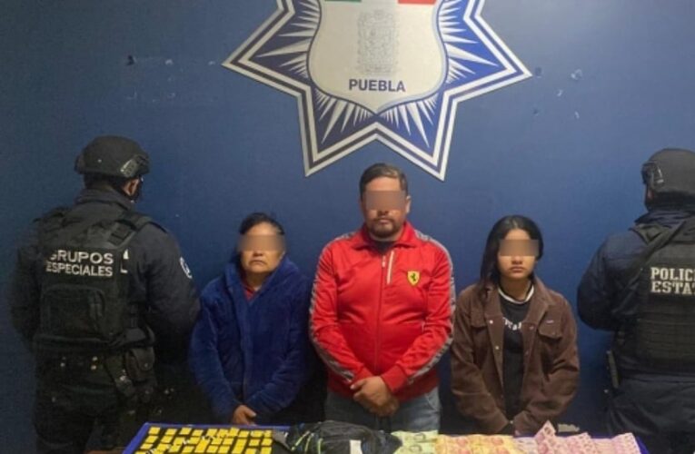 Cayó peligrosa banda de extorsionadores y narcotraficantes de San Pedro Cholula.