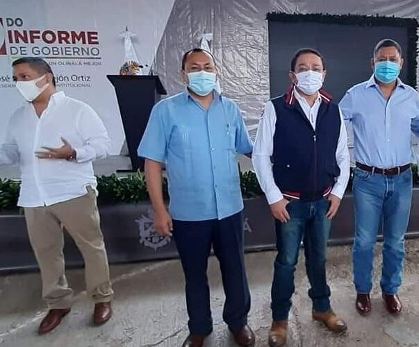 Rinde su segundo informe el alcalde de Olinalá; José Juan Herrejon Ortiz.