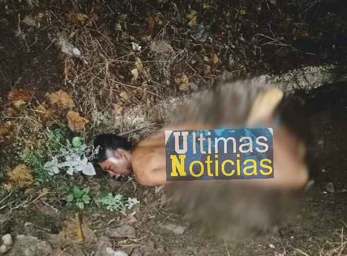 Localizan un hombre torturado y muerto en la carretera de Tlapa.