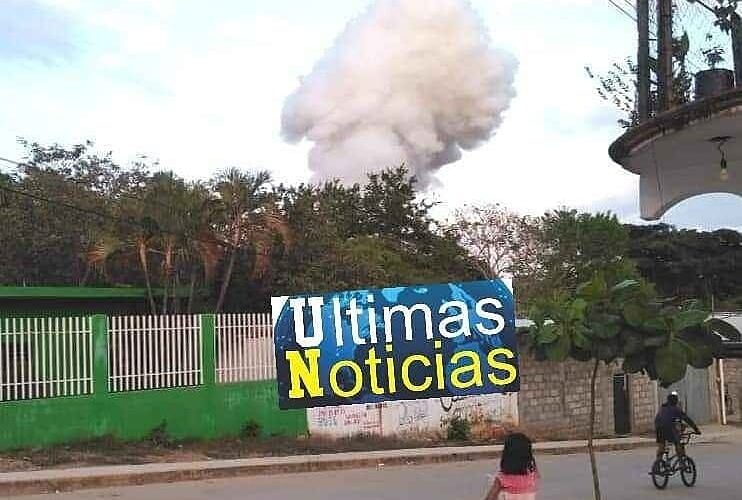 Explota una fábrica de fuegos pirotécnicos en Cochoapa, Ometepec; hay heridos.