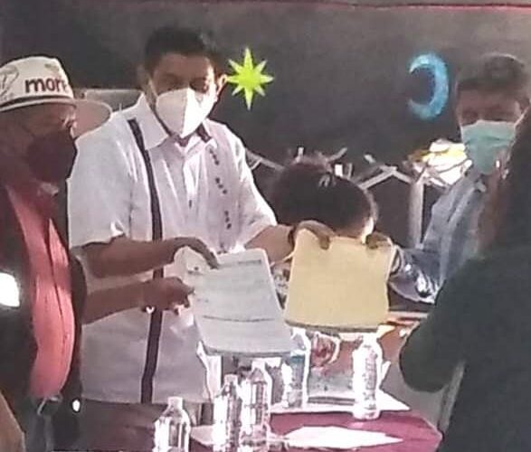 Les valió madre el semáforo rojo a los dirigentes de Morena en Guerrero; siguen realizando campaña.