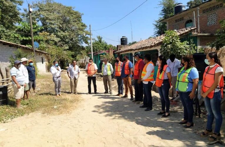 ARRANQUE DE OBRA DE PAVIMENTACIÓN DE CALLE EN CRUZ GRANDE: GARCÍA TRUJILLO.