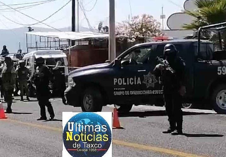 Persecución y balacera en Taxco: 1 muerto