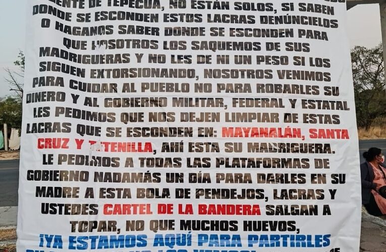 NARCO-MANTAS EN TEPECOACUILCO.