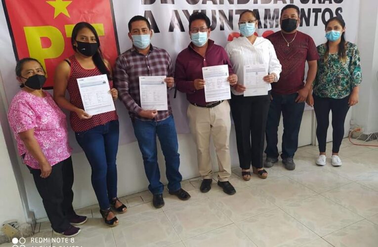 Se registra como candidato a la alcaldía de Cualac por el PT; Eugenio García Meza.