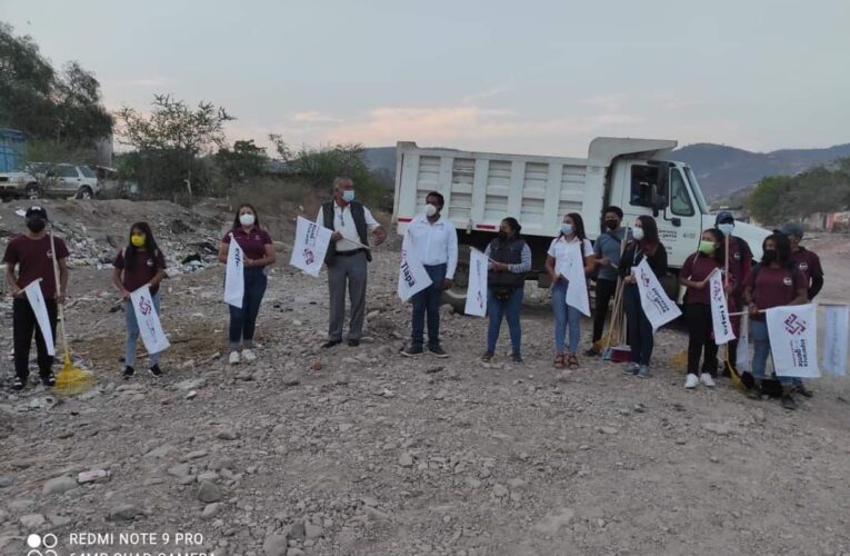 Campaña de limpieza realiza el ayuntamiento de Tlapa.