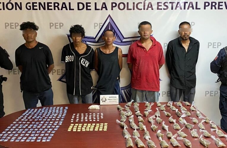 Captura SSP a presuntos integrantes de “Los Rojos” en Atlixco.