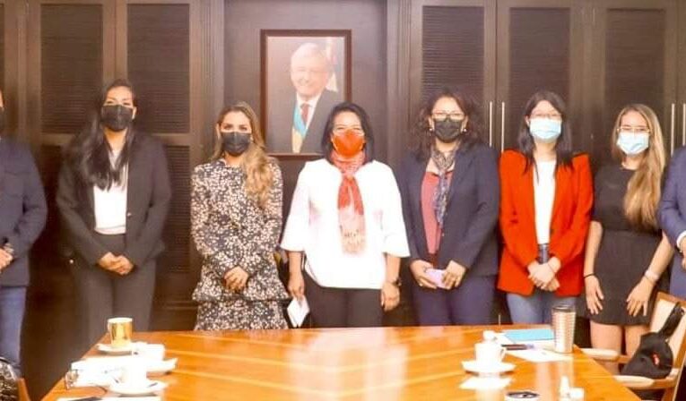 Importante reunión con la titular del SNDIF, sostuvo la gobernadora electa Evelyn Salgado Pineda.