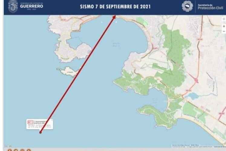 Cerca de la Isla de la Roqueta, el epicentro del terremoto de Acapulco: Astudillo Flores.
