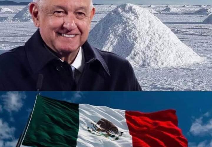 Los yacimientos de litio, serán explotados por México: López Obrador.