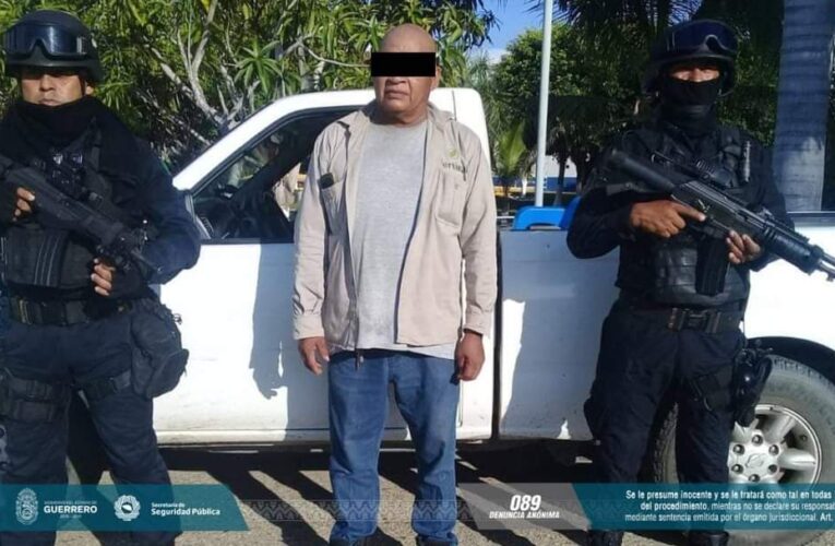 Captura la Policía Estatal a sujeto con una pistola en Copala