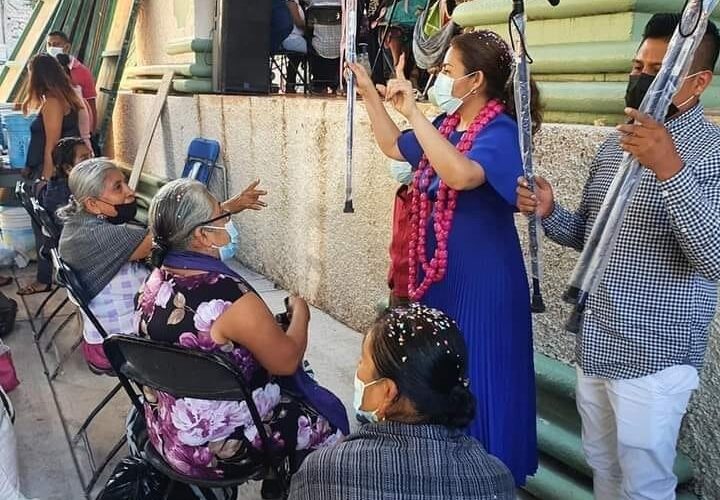 PRIMER ENCUENTRO CON ADULTOS MAYORES DE XALPATLÁHUAC; REALIZA LA ALCALDESA SELENE SOTELO MALDONADO.
